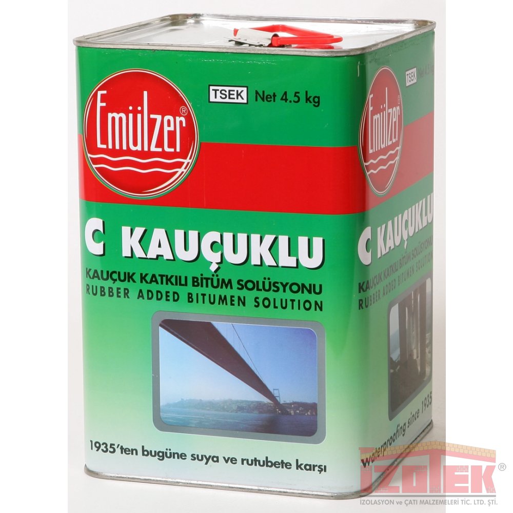 Emülzer C Kauçuklu - Kauçuk Katkılı Bitüm Solüsyonu