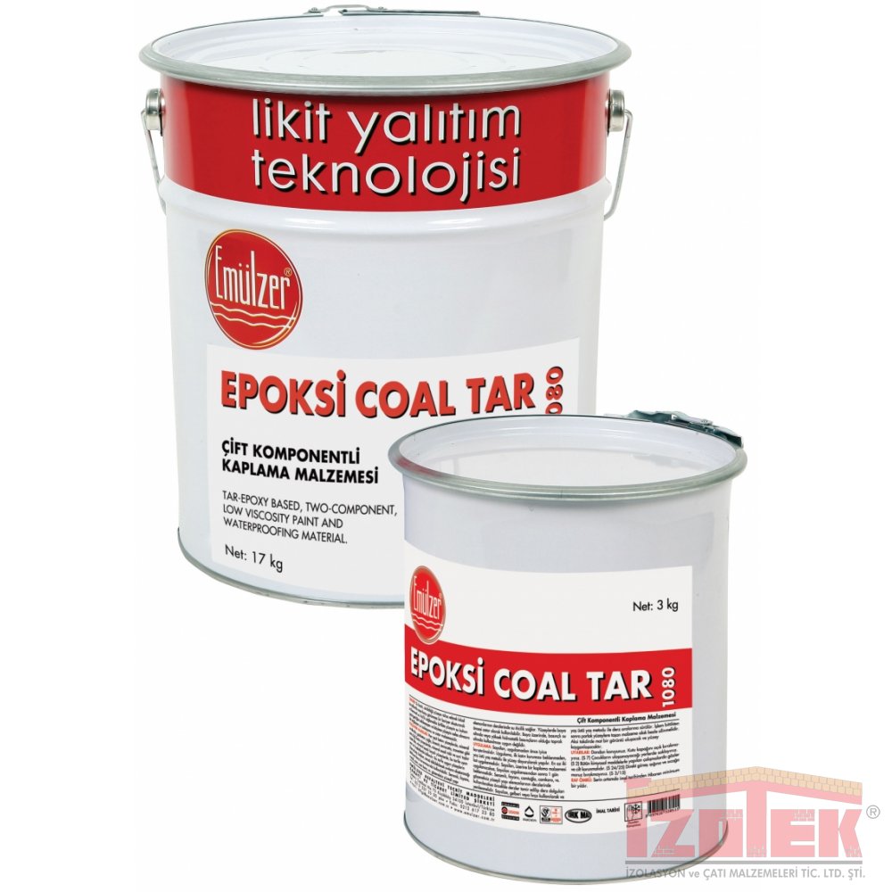 Epoxy Coal Tar 85/15 Katran Esaslı Solventsiz Epoksi Boya